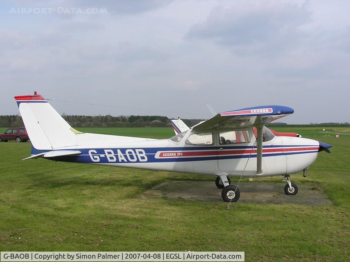 G-BAOB, 1973 Reims F172M Skyhawk Skyhawk C/N 0949, Cessna 172
