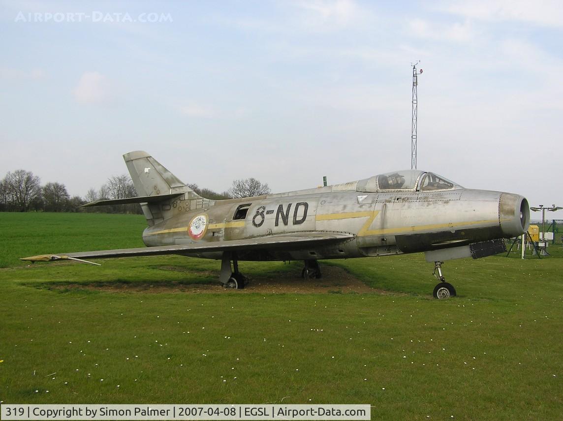 319, Dassault Mystere IVA C/N 319, Dassault Mystere IVA preserved at Andrewsfield