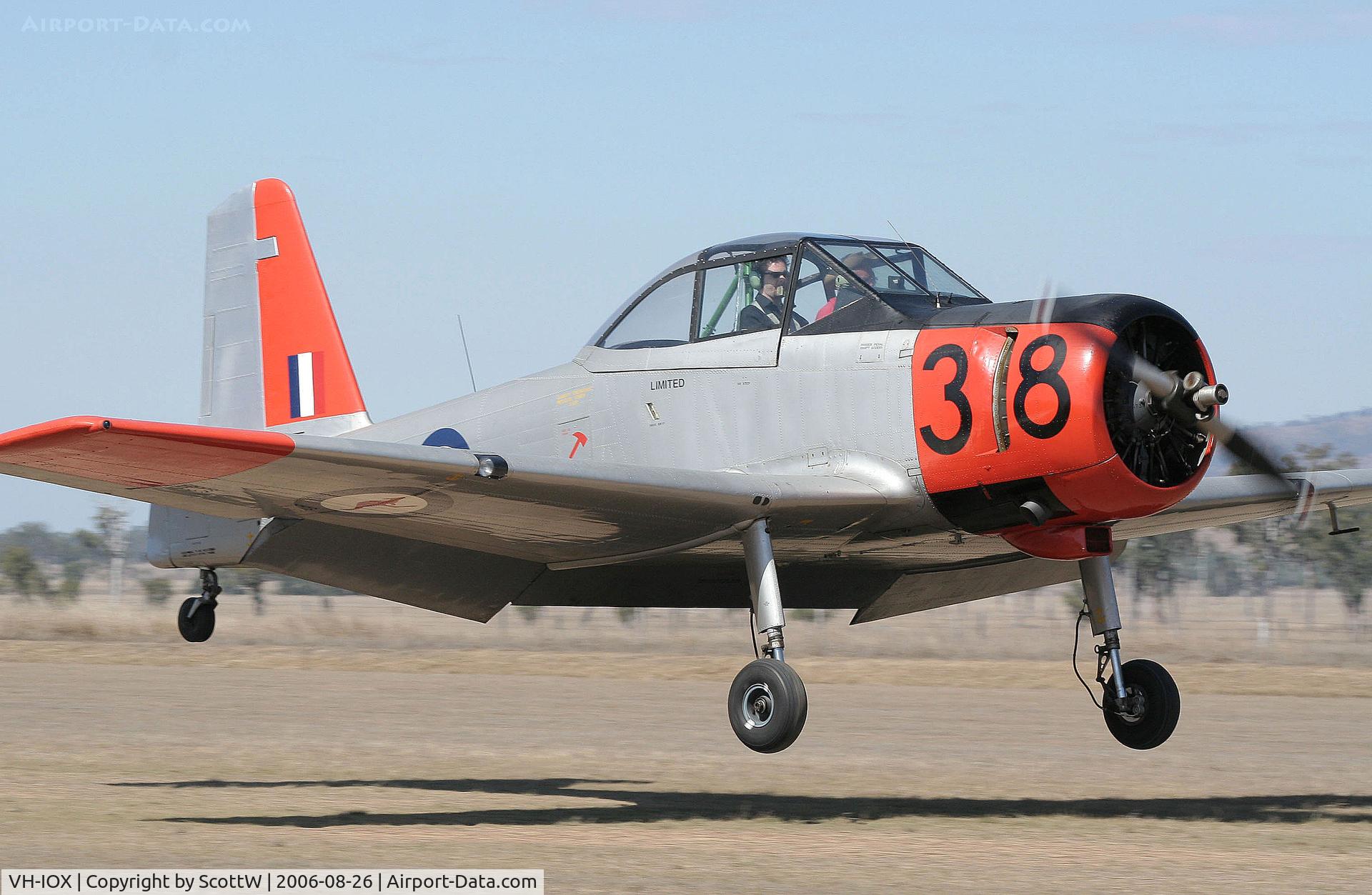 VH-IOX, 1956 Commonwealth CA-25 Winjeel C/N CA25-38, 15th annual festival of flight Watts Bridge Memorial Airfield 2007