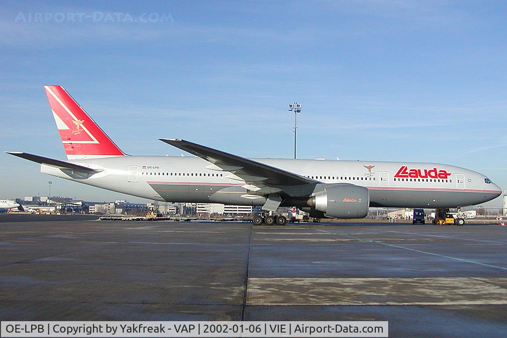 OE-LPB, 1998 Boeing 777-2Z9/ER C/N 28699, Lauda Air Boeing 777-200