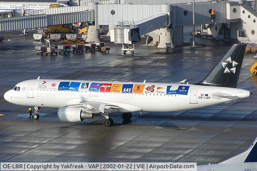 OE-LBR, 2000 Airbus A320-214 C/N 1150, Austrian Airlines Airbus A320 in Star Alliance colors