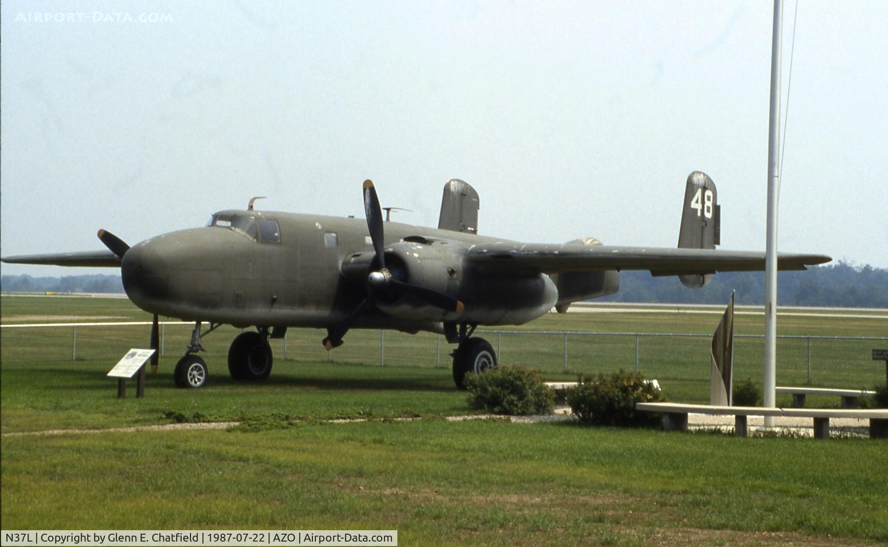 N37L, 1952 North American B-25H Mitchell C/N 98-21900, At the Kalamazoo Air Museum