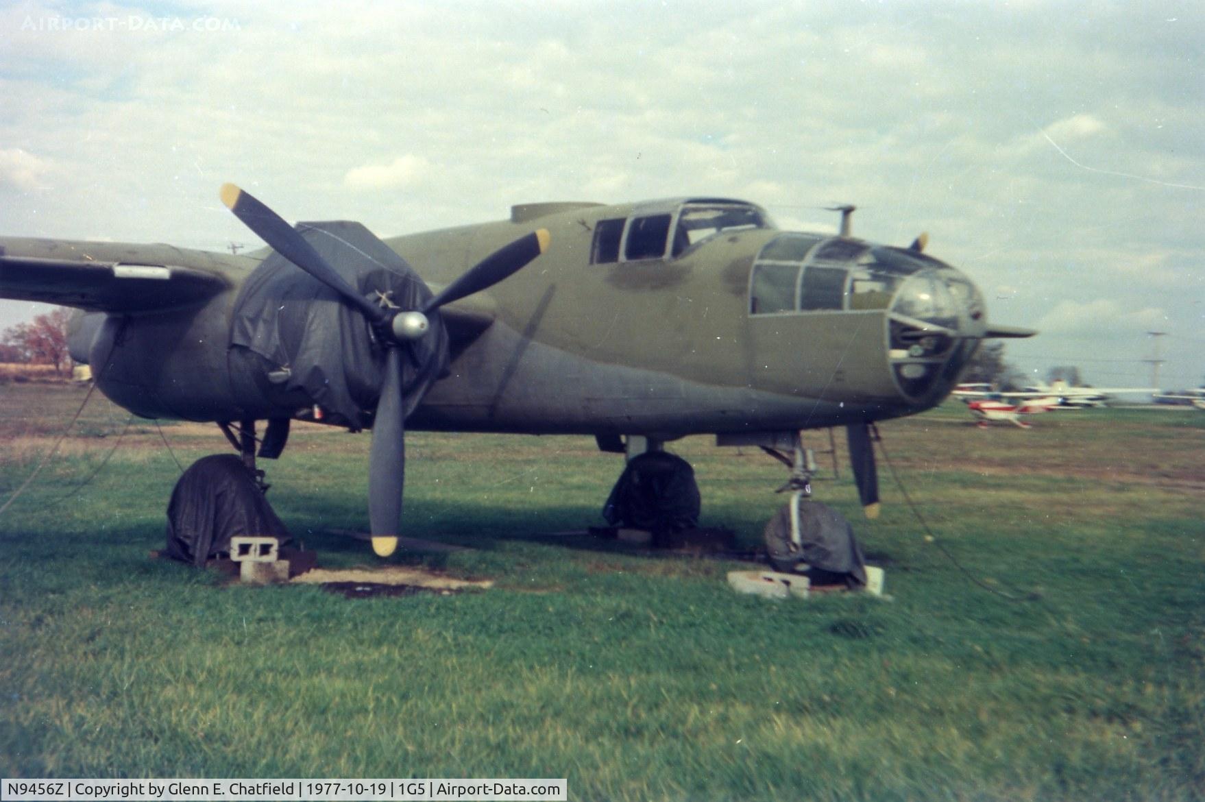 N9456Z, 1943 North American TB-25N Mitchell C/N 108-33214, Derelict after flying in the movie 