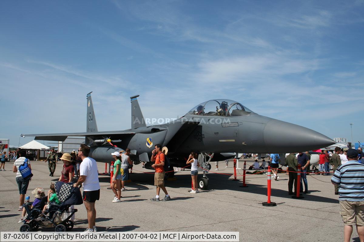 87-0206, 1987 McDonnell Douglas F-15E Strike Eagle C/N 1071/E046, F-15