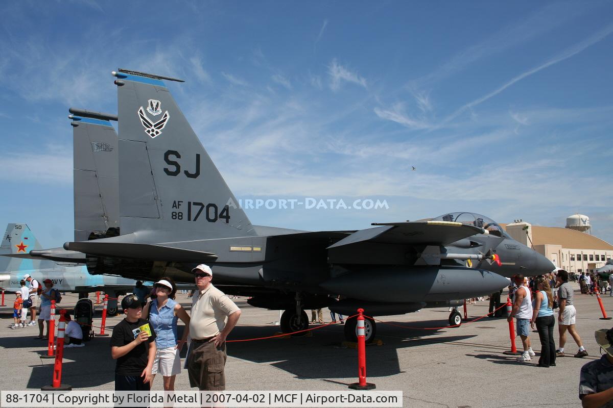 88-1704, 1988 McDonnell Douglas F-15E Strike Eagle C/N 1113/E088, F-15