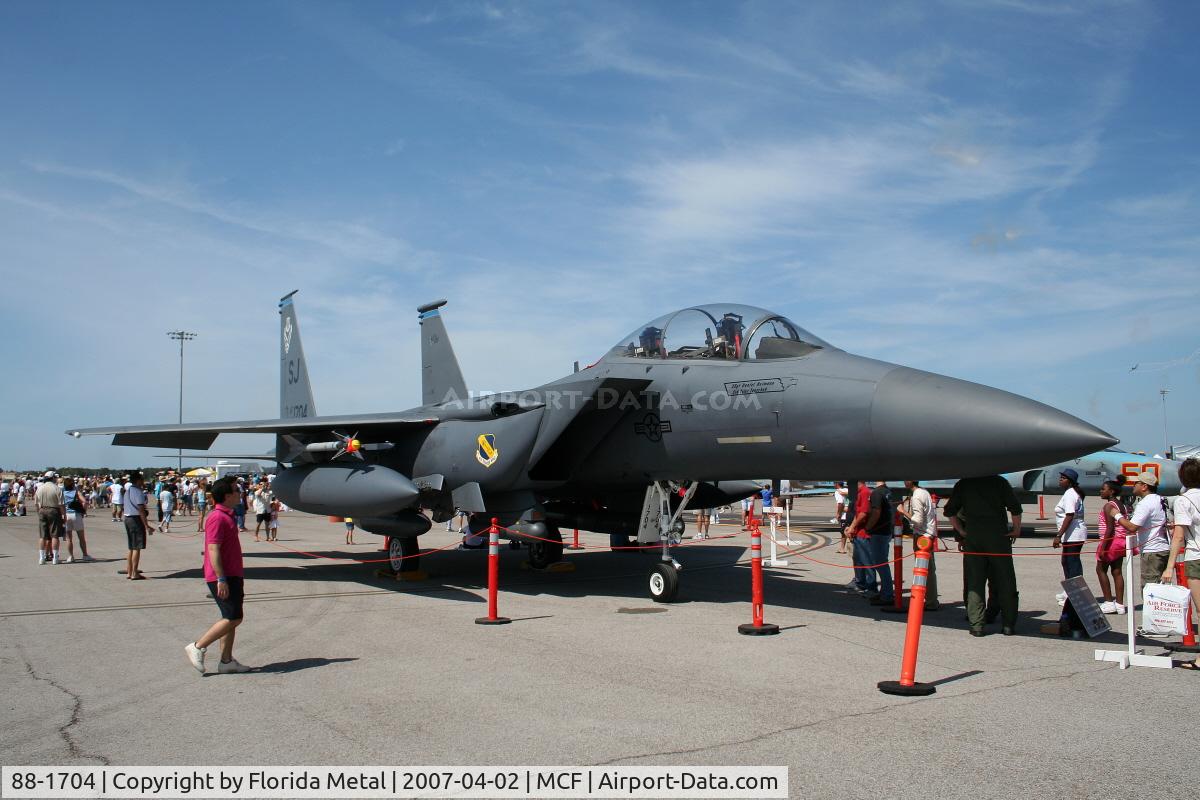 88-1704, 1988 McDonnell Douglas F-15E Strike Eagle C/N 1113/E088, F-15
