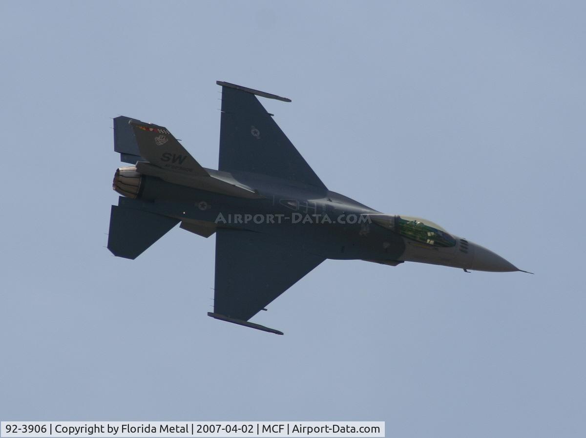 92-3906, 1992 Lockheed F-16CJ Fighting Falcon C/N CC-148, F-16