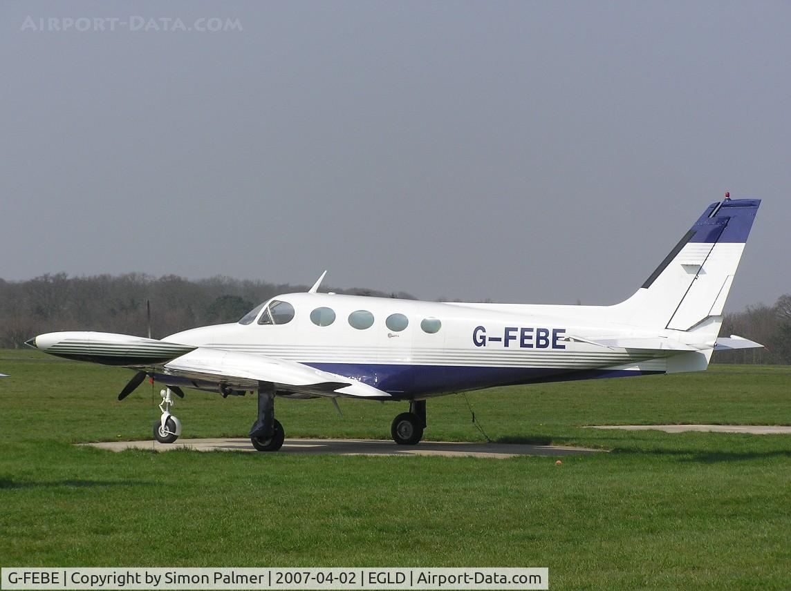 G-FEBE, 1977 Cessna 340A C/N 340A0345, Cessna 340 based at Denham aerodrome