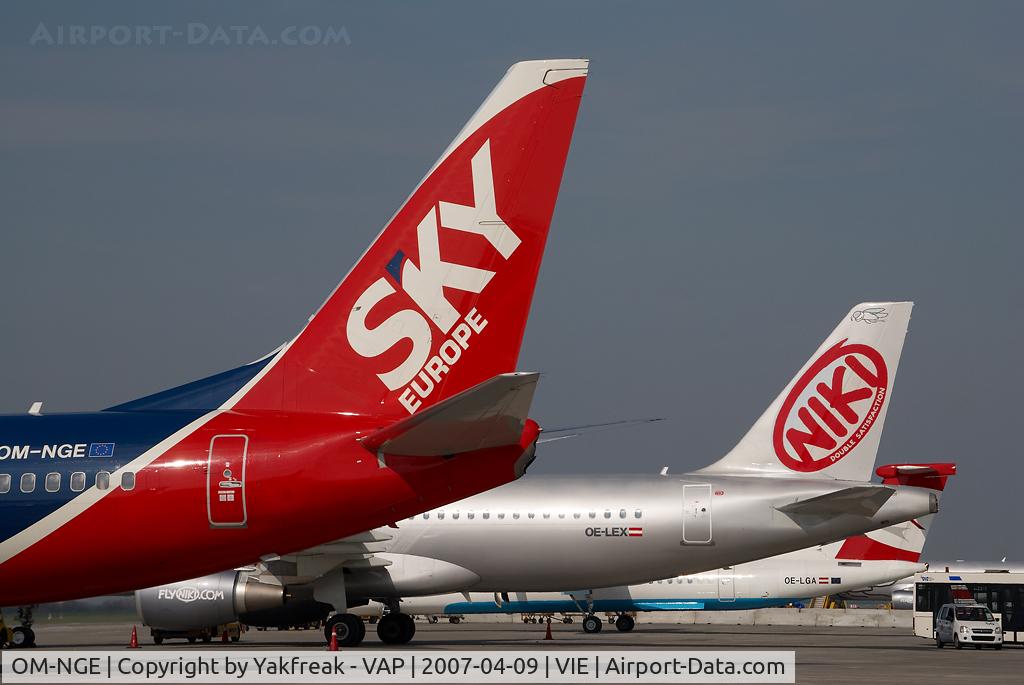 OM-NGE, 2006 Boeing 737-76N C/N 32676, Sky Europe Boeing 737-700