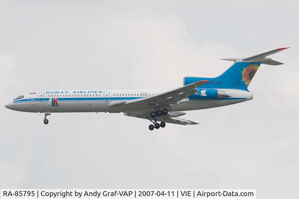 RA-85795, 1993 Tupolev Tu-154M C/N 93A979, Kuban Airlines TU154M