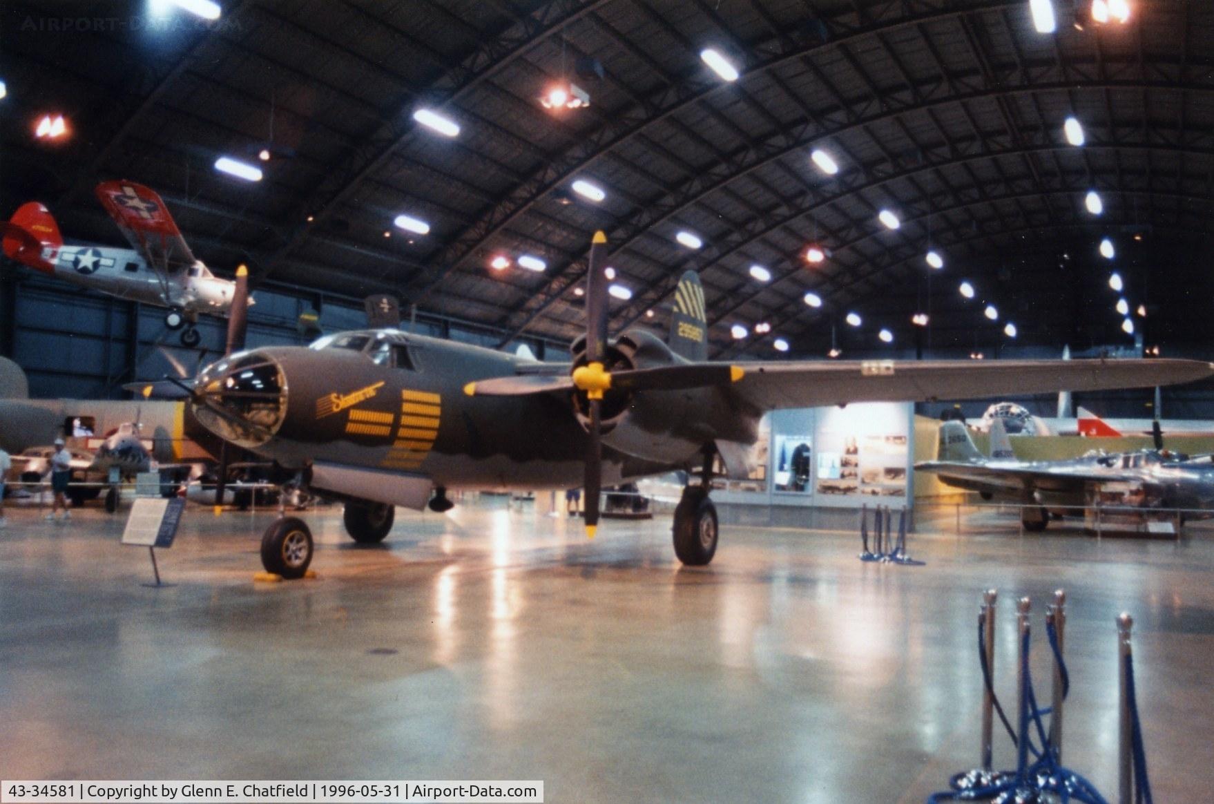 43-34581, 1943 Martin B-26G-11-MA Marauder C/N 8701, B-26G at the National Museum of the U.S. Air Force