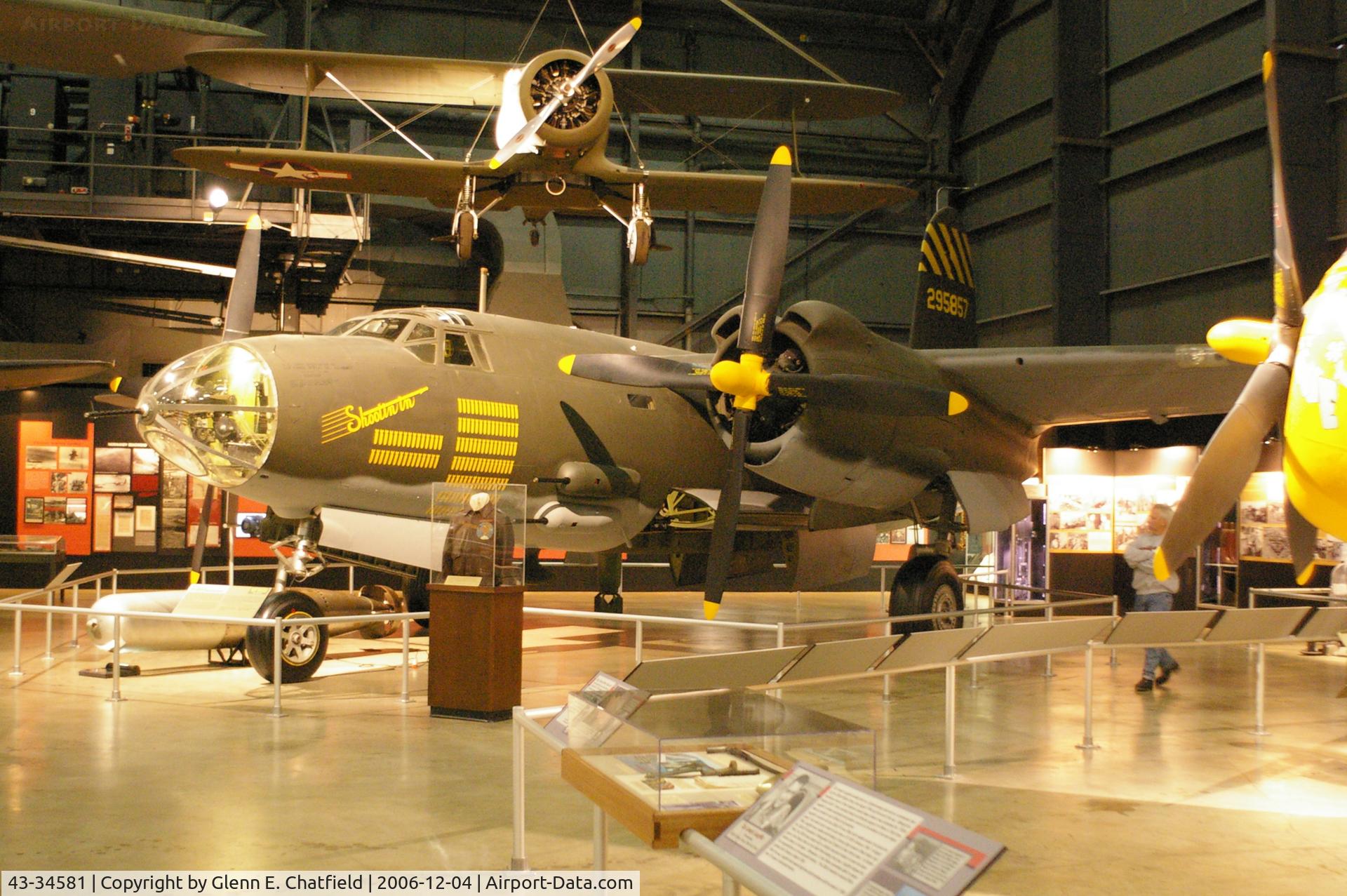43-34581, 1943 Martin B-26G-11-MA Marauder C/N 8701, B-26G at the National Museum of the U.S. Air Force