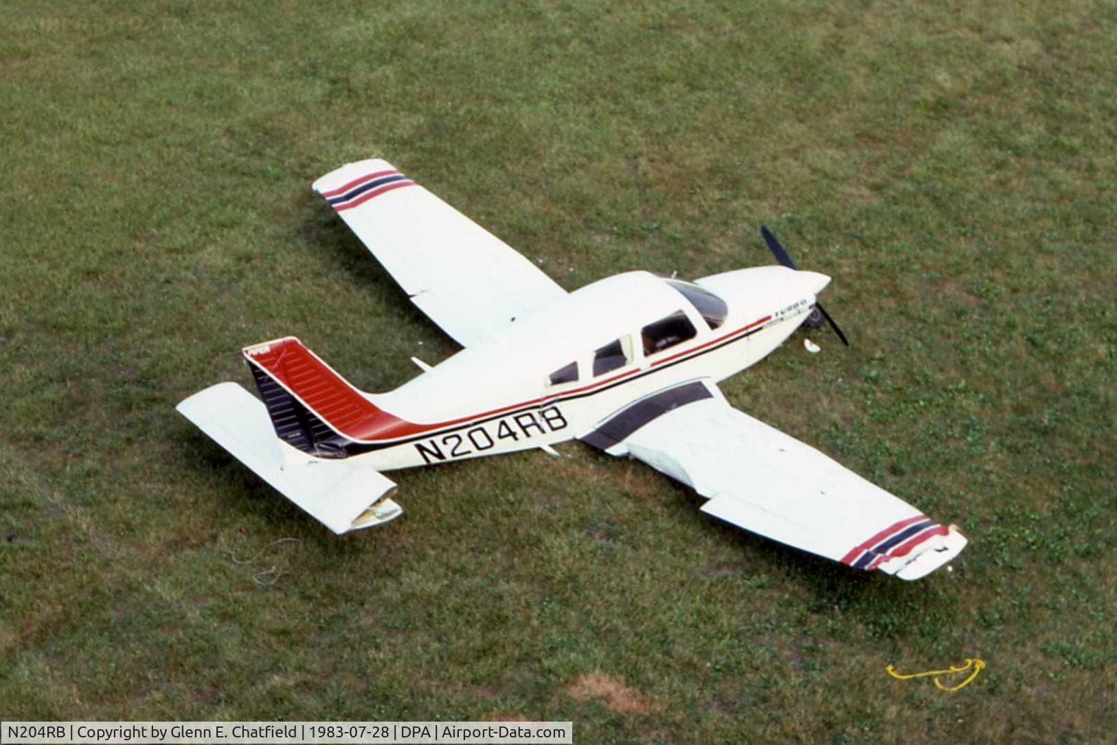 N204RB, Piper PA-28R-201T Cherokee Arrow III C/N 28R-7703149, Storm damaged