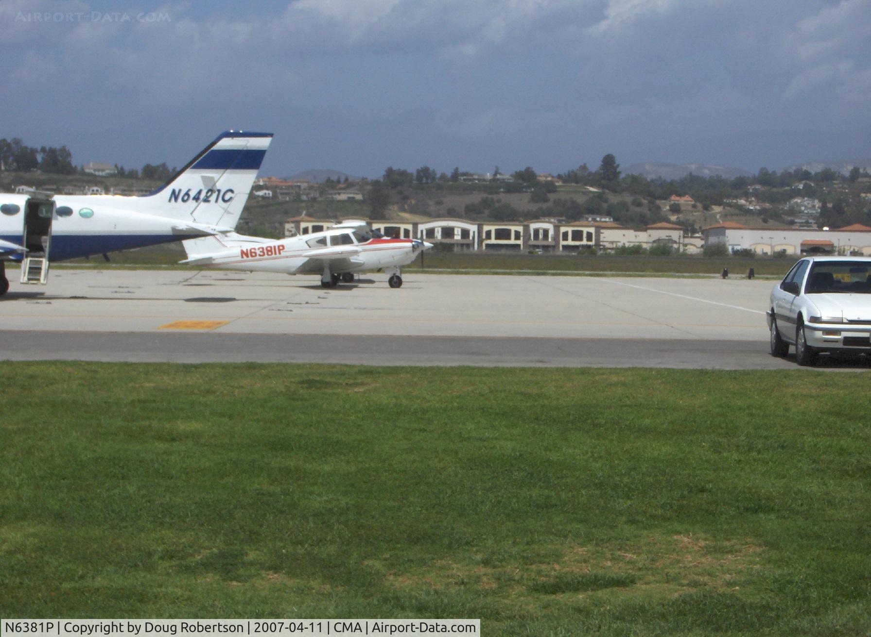 N6381P, 1959 Piper PA-24-250 Comanche C/N 24-1491, 1959 Piper PA-24-250 COMANCHE, Lycoming O-540-A1A5 250 Hp, tip tanks mod