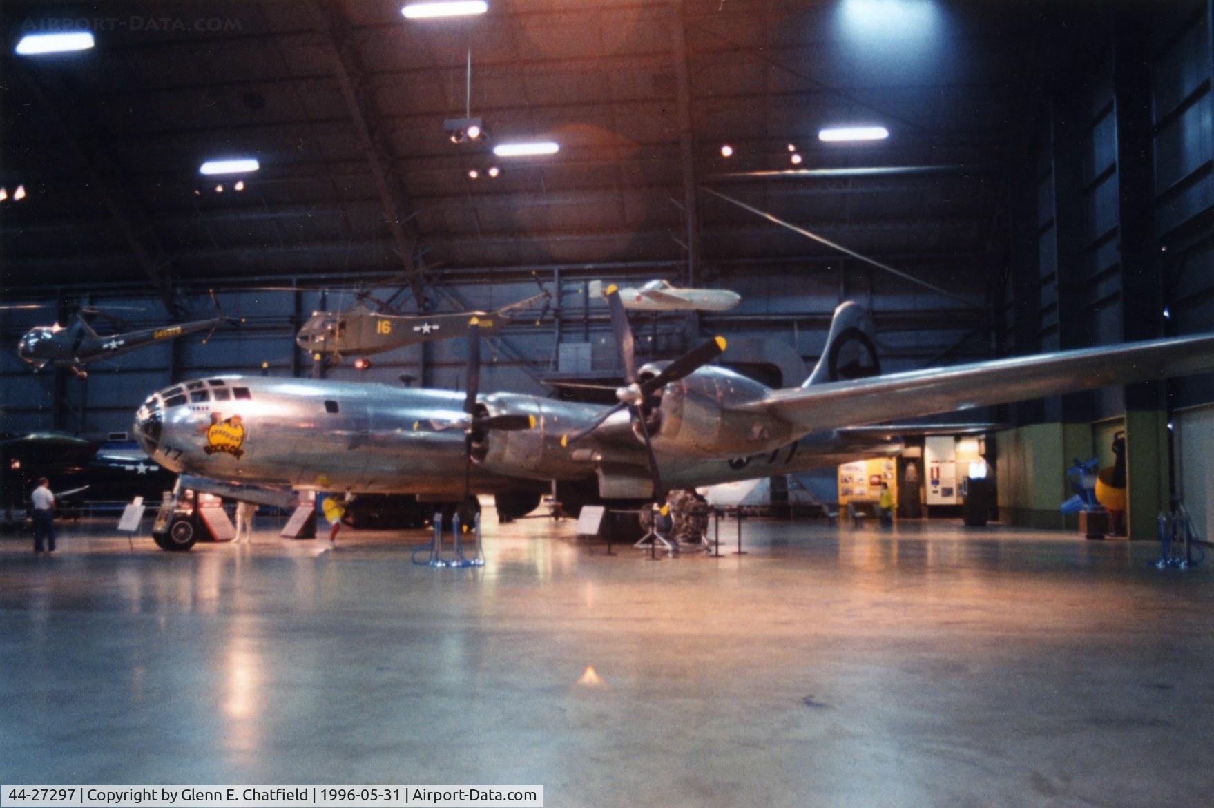 44-27297, 1944 Boeing B-29 Superfortress C/N 3615, B-29 Bock's Car.  Dropped bomb on Nagasaki.  At National Museum of the U.S. Air Force