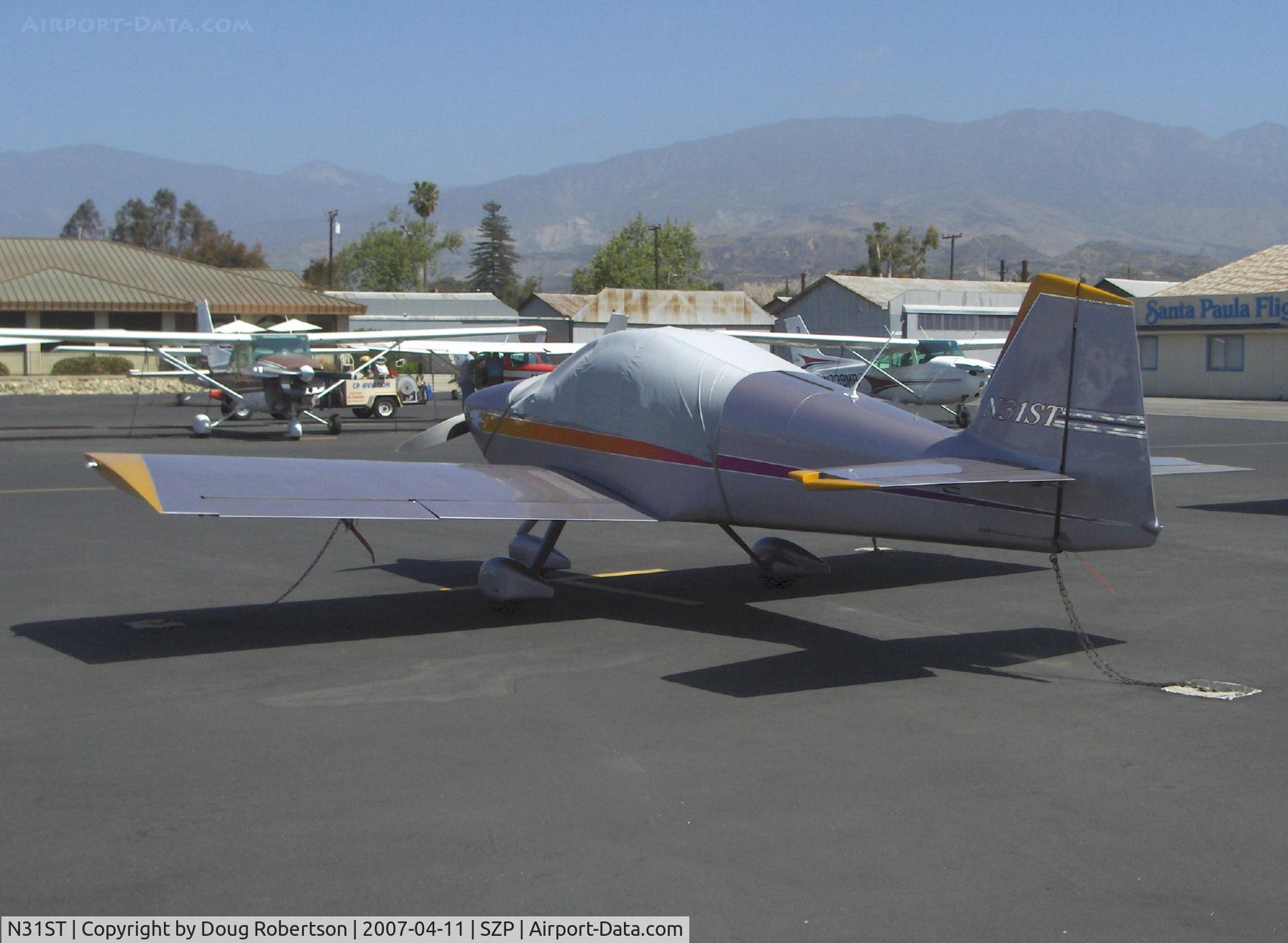 N31ST, 1997 Vans RV-6A C/N T106A, 1997 Towner VAN's RV-6A, Lycoming O-320