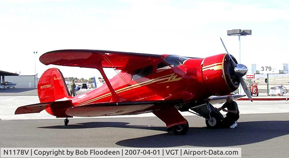 N1178V, 1944 Beech D17S Staggerwing C/N 6917, 1944 Beechcraft D-17S