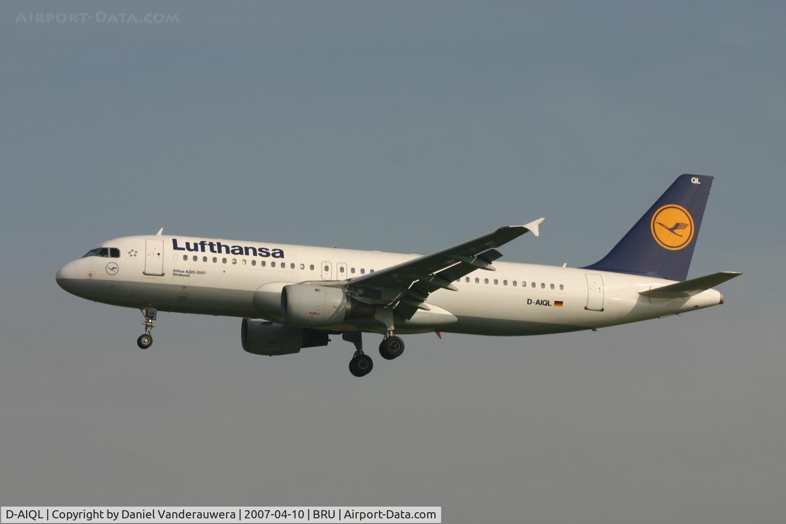 D-AIQL, 1991 Airbus A320-211 C/N 0267, arrival of flight LH4572 from FRA