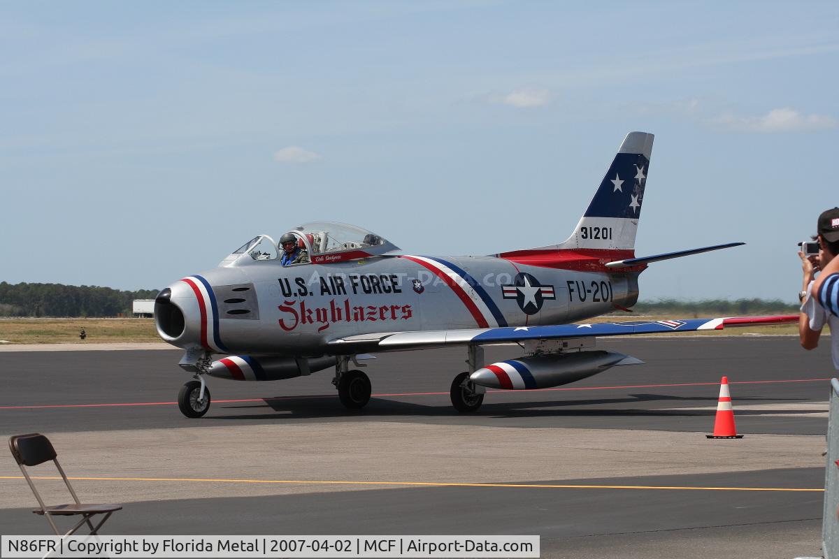 N86FR, 1952 North American F-86F Sabre C/N 191-655, F-86