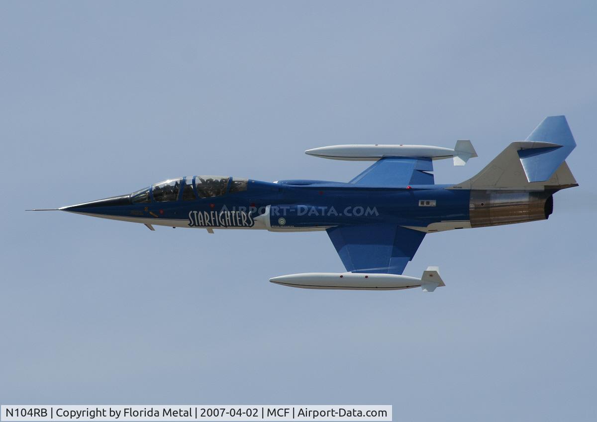 N104RB, 1962 Lockheed CF-104D Starfighter C/N 583A-5302, F-104