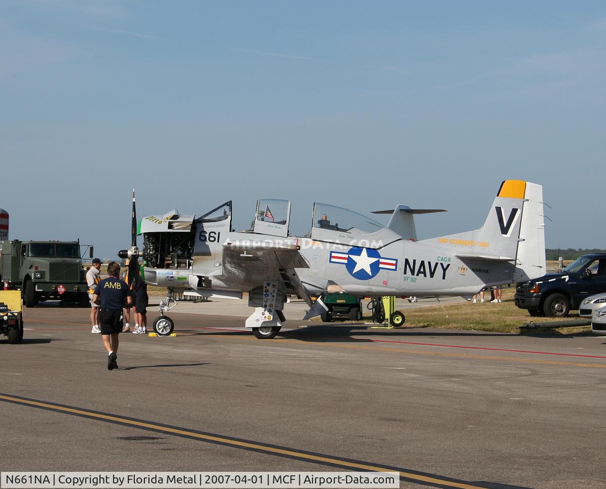 N661NA, 1957 North American T-28C Trojan Trojan C/N 226-238 (140661), T-28