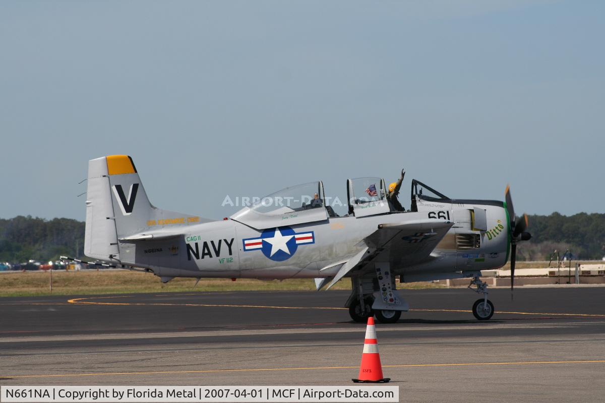 N661NA, 1957 North American T-28C Trojan Trojan C/N 226-238 (140661), T-28