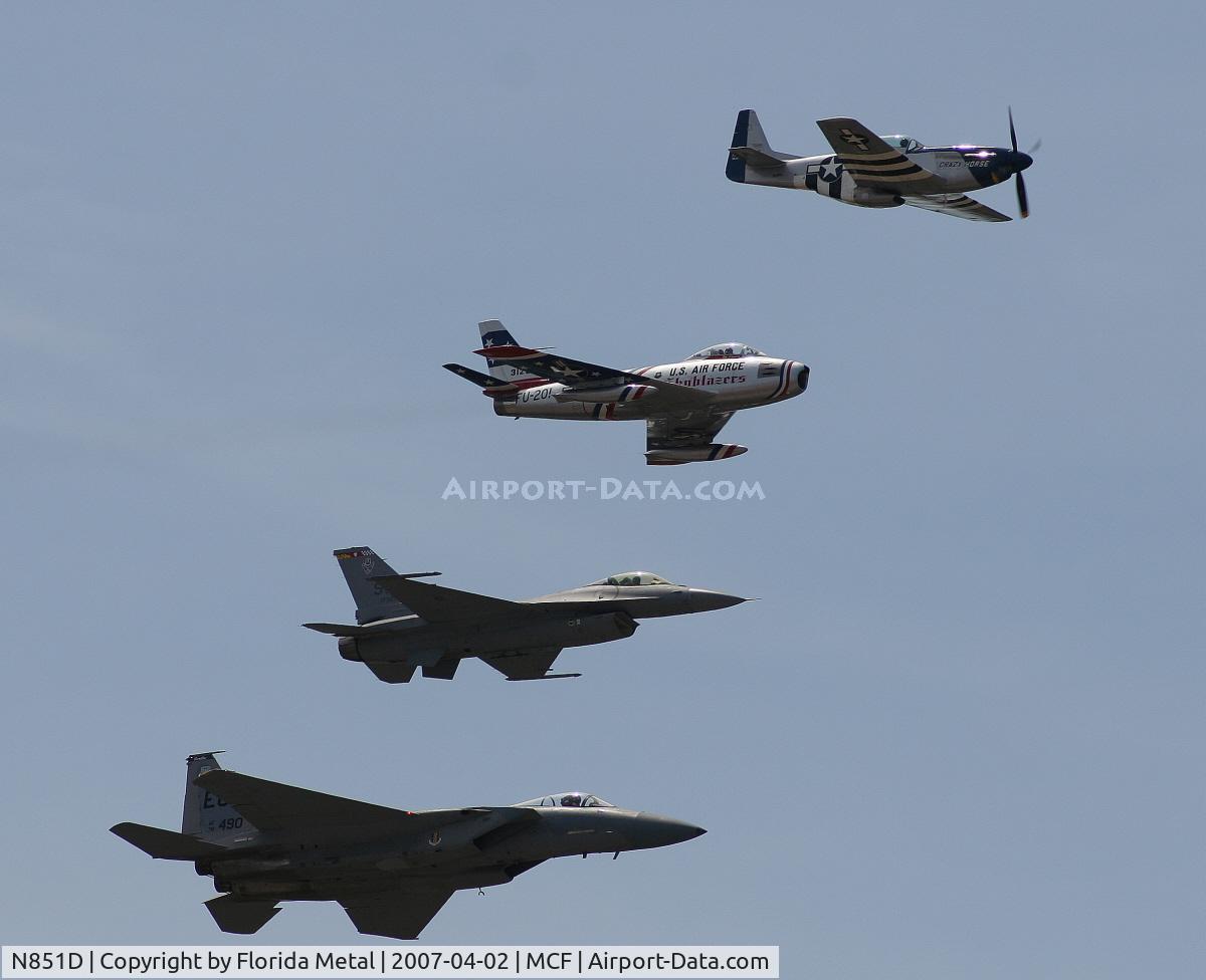 N851D, 1944 North American P-51D Mustang C/N 44-84745, P-51 Heritage