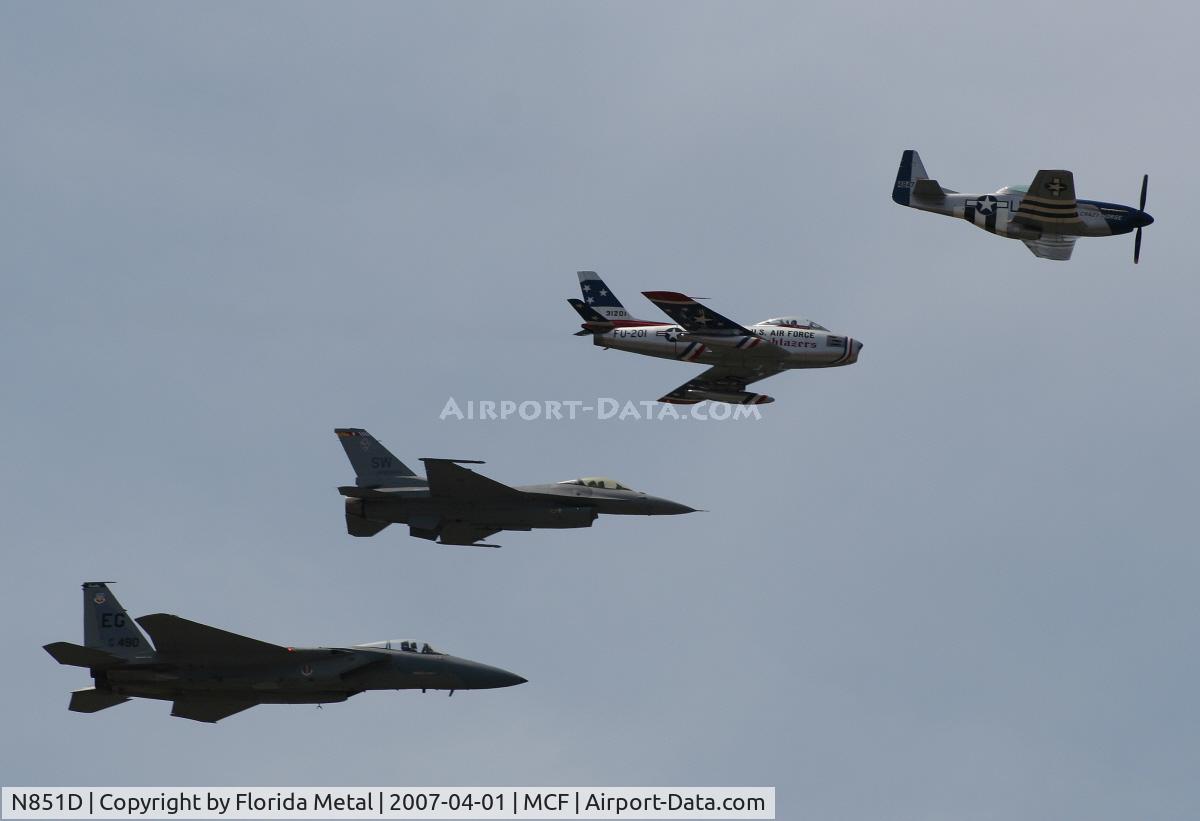 N851D, 1944 North American P-51D Mustang C/N 44-84745, P-51 Heritage