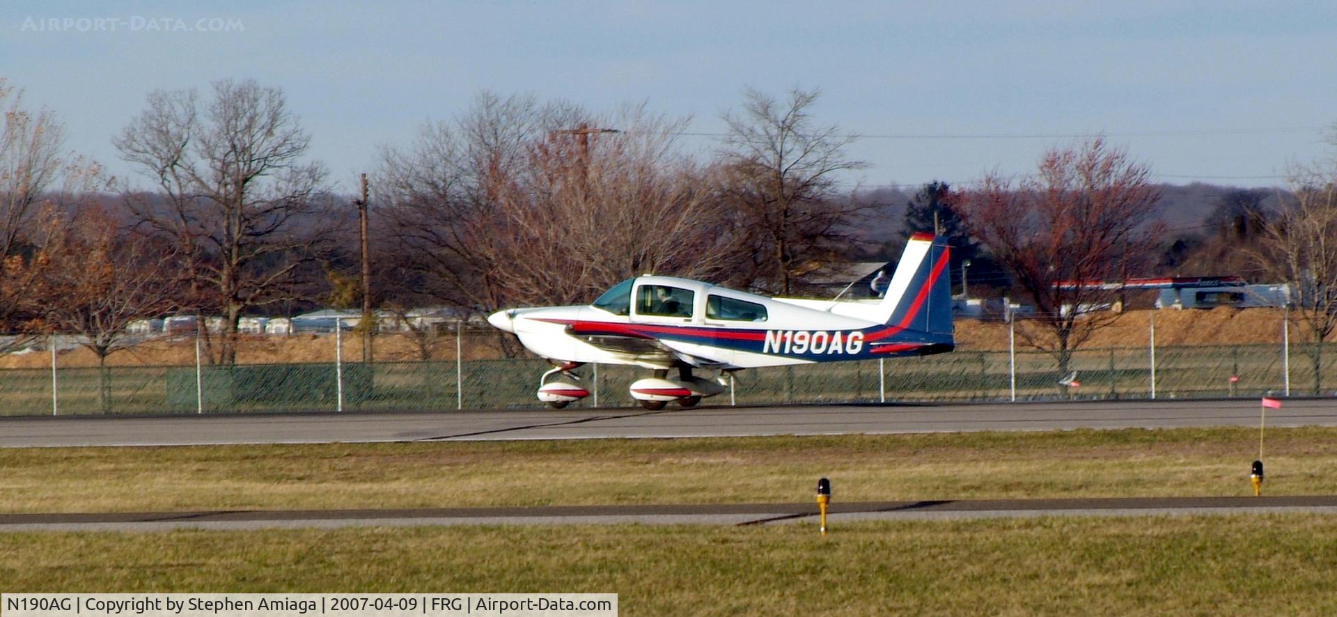 N190AG, 1990 American General AG-5B Tiger C/N 10000, Tiger on Rollout...
