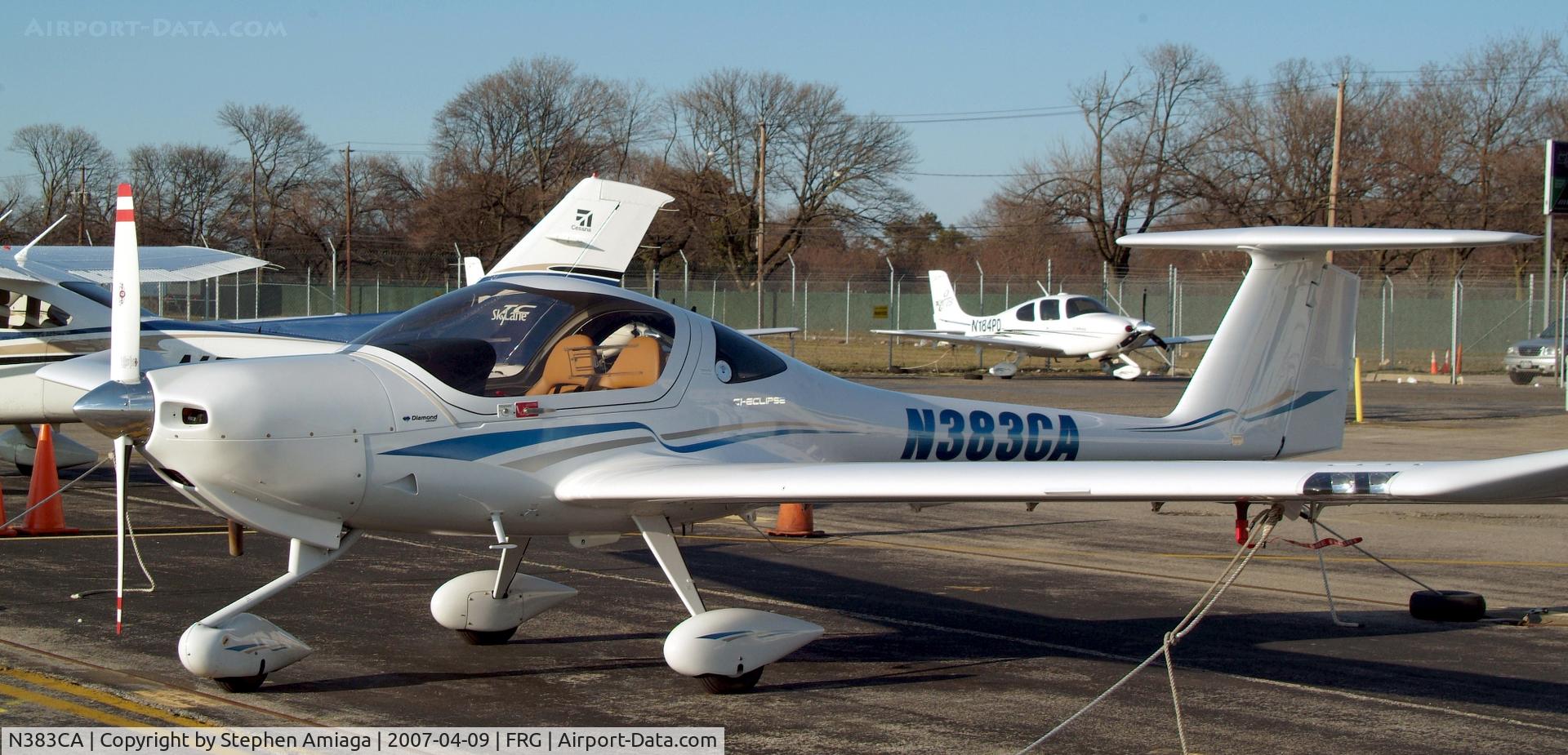 N383CA, 2007 Diamond DA-20C-1 Eclipse C/N C0413, DA20 at the Glass Cockpit Ramp - Hangar 2