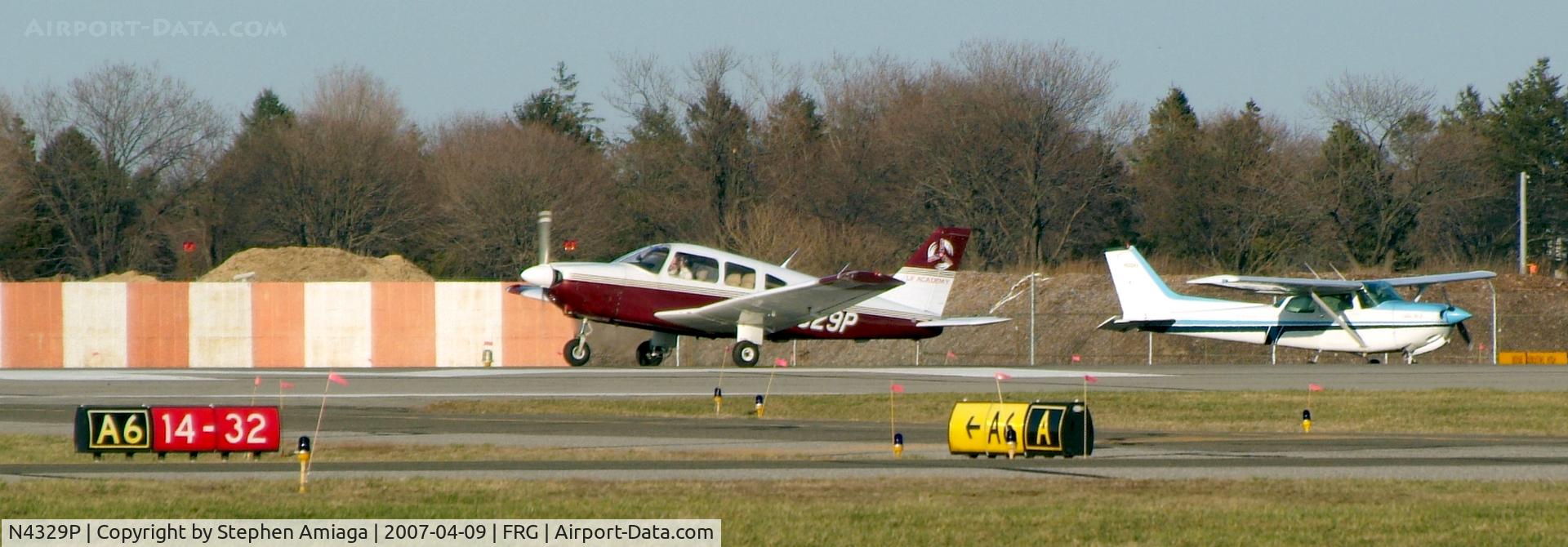 N4329P, 1983 Piper PA-28-181 C/N 28-8490022, Archer in position and holding, 32