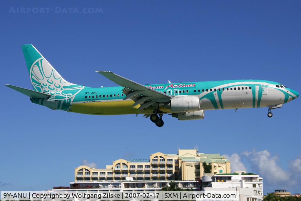9Y-ANU, 2000 Boeing 737-8Q8 C/N 28235, visitor