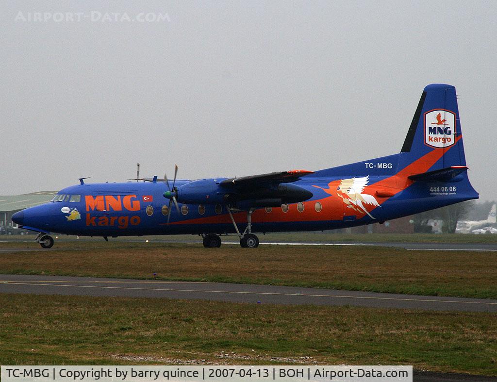 TC-MBG, 1971 Fokker F-27-500 Friendship C/N 10459, F-27 MNG CARGO