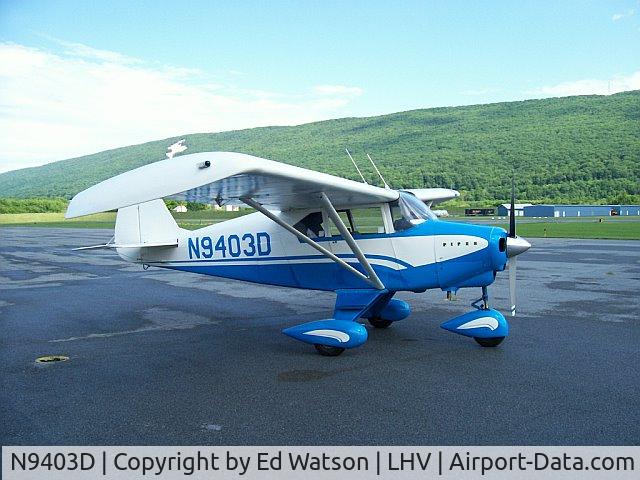 N9403D, 1958 Piper PA-22-160 Tri Pacer C/N 22-6376, Tri Pacer N9403D at Lock Haven