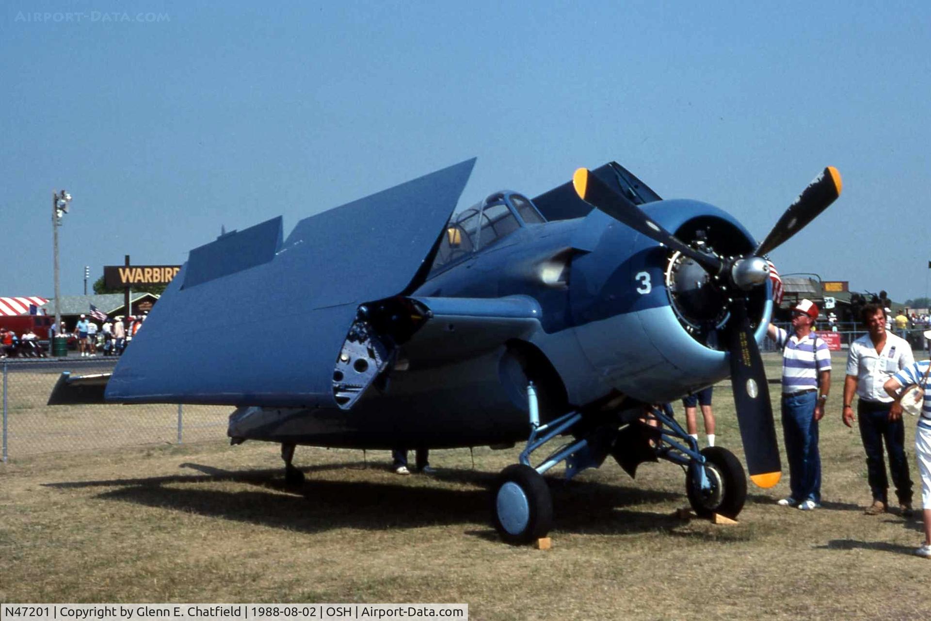 N47201, 1944 General Motors (Grumman) FM-2 Wildcat C/N 3268, FM-2 55627 at the EAA Fly In