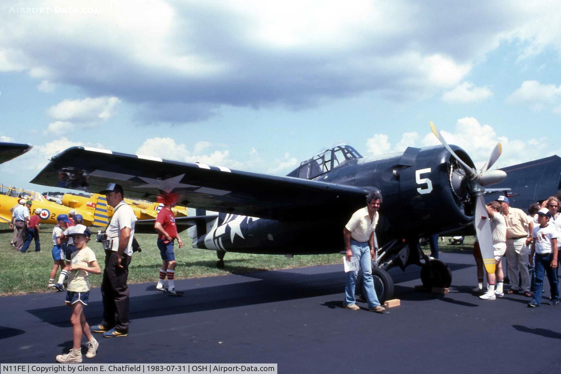 N11FE, 1945 General Motors FM-2 Wildcat C/N 5734, At the EAA convention