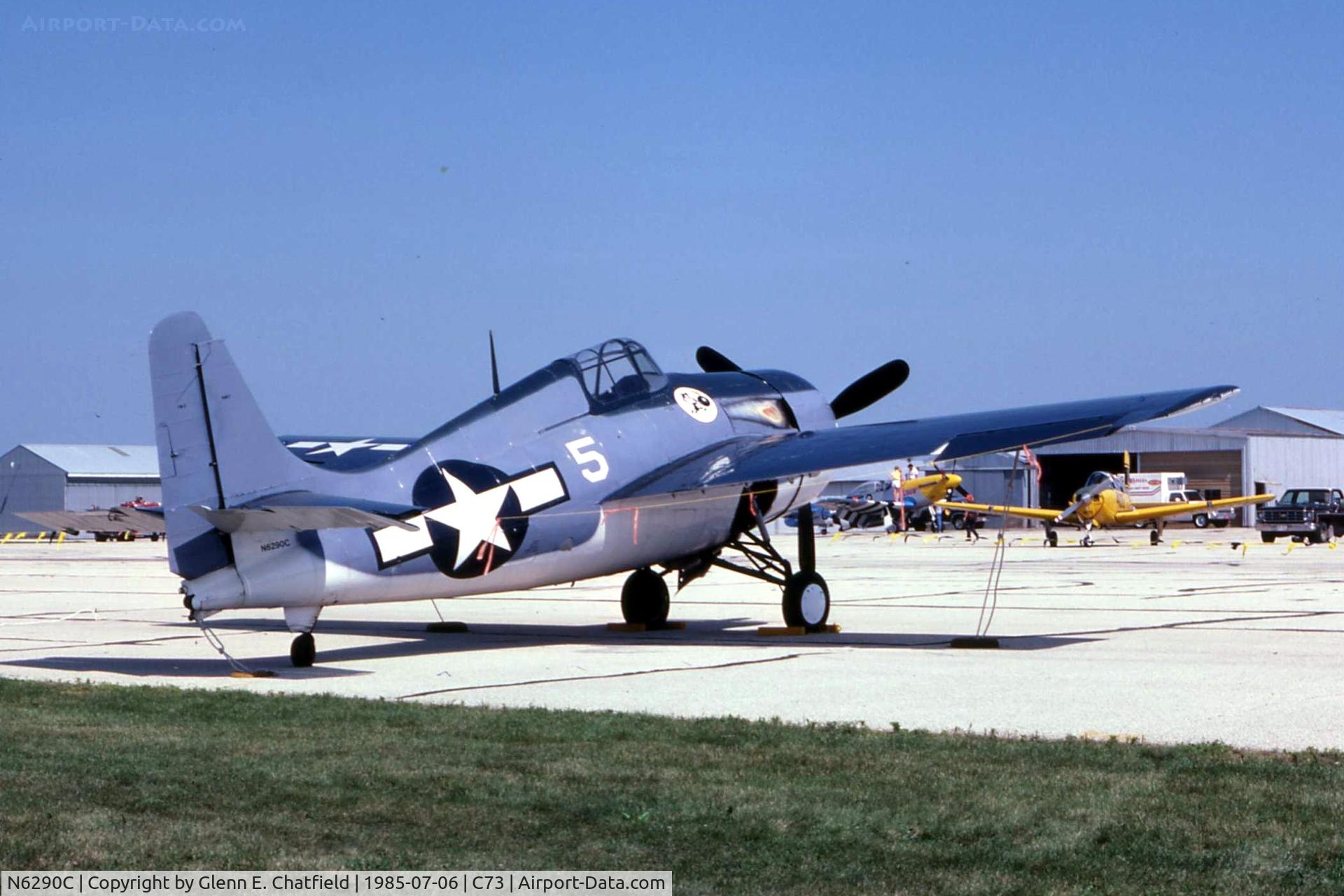 N6290C, 1945 General Motors (Grumman) FM-2 Wildcat C/N 5804, FM-2 86746