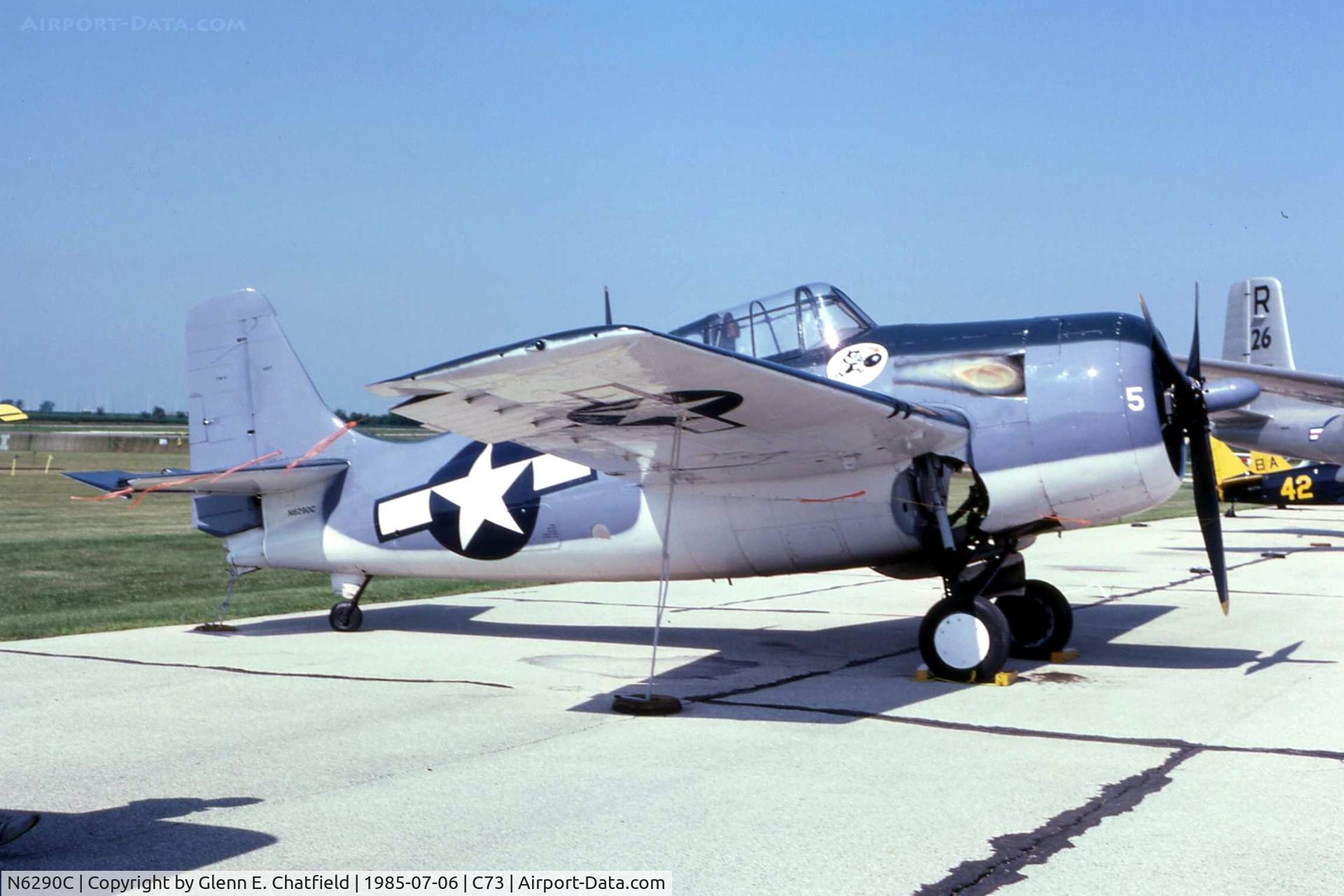 N6290C, 1945 General Motors (Grumman) FM-2 Wildcat C/N 5804, FM-2 86746