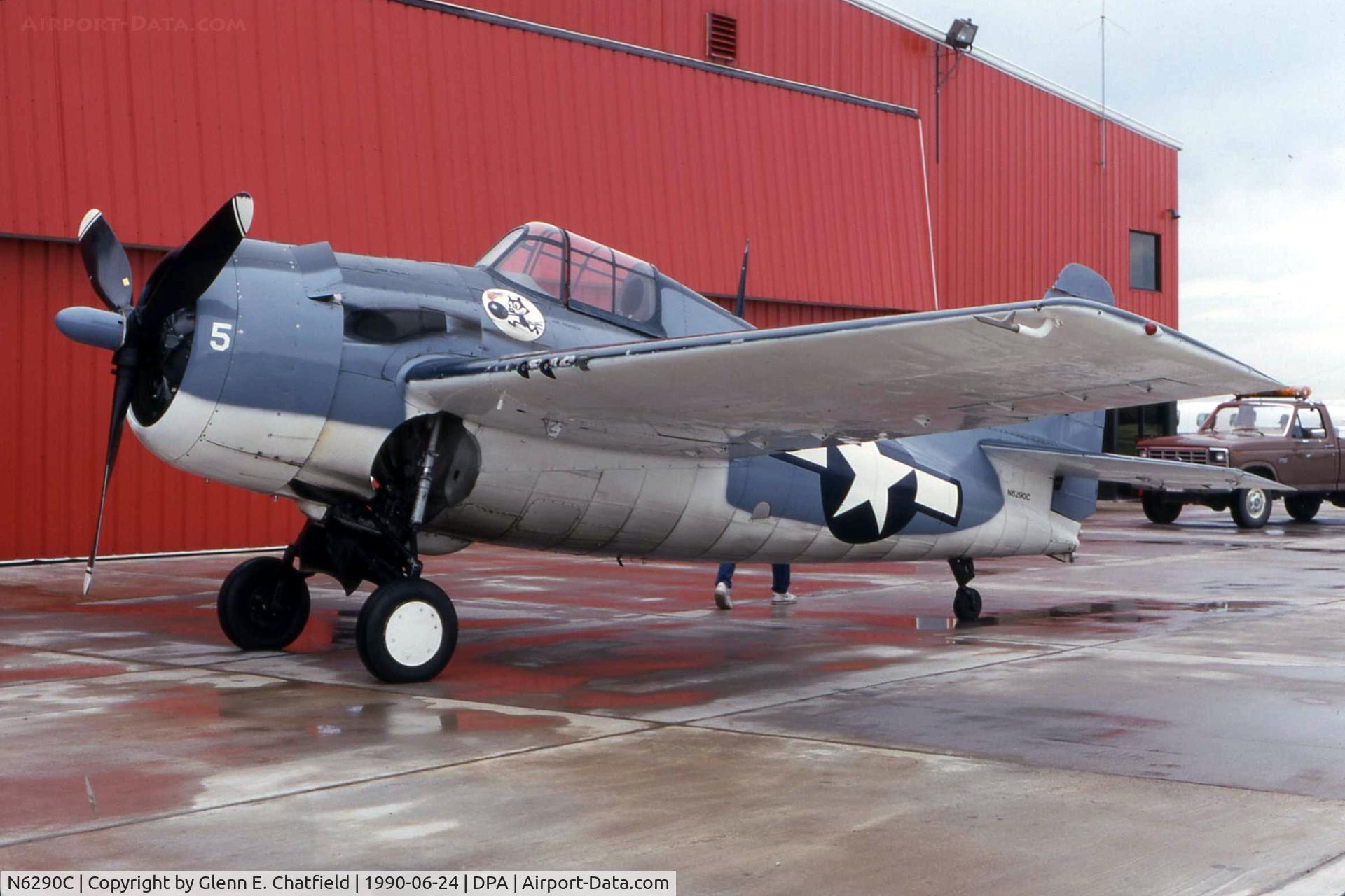 N6290C, 1945 General Motors (Grumman) FM-2 Wildcat C/N 5804, FM-2 86746 at JA Air Center