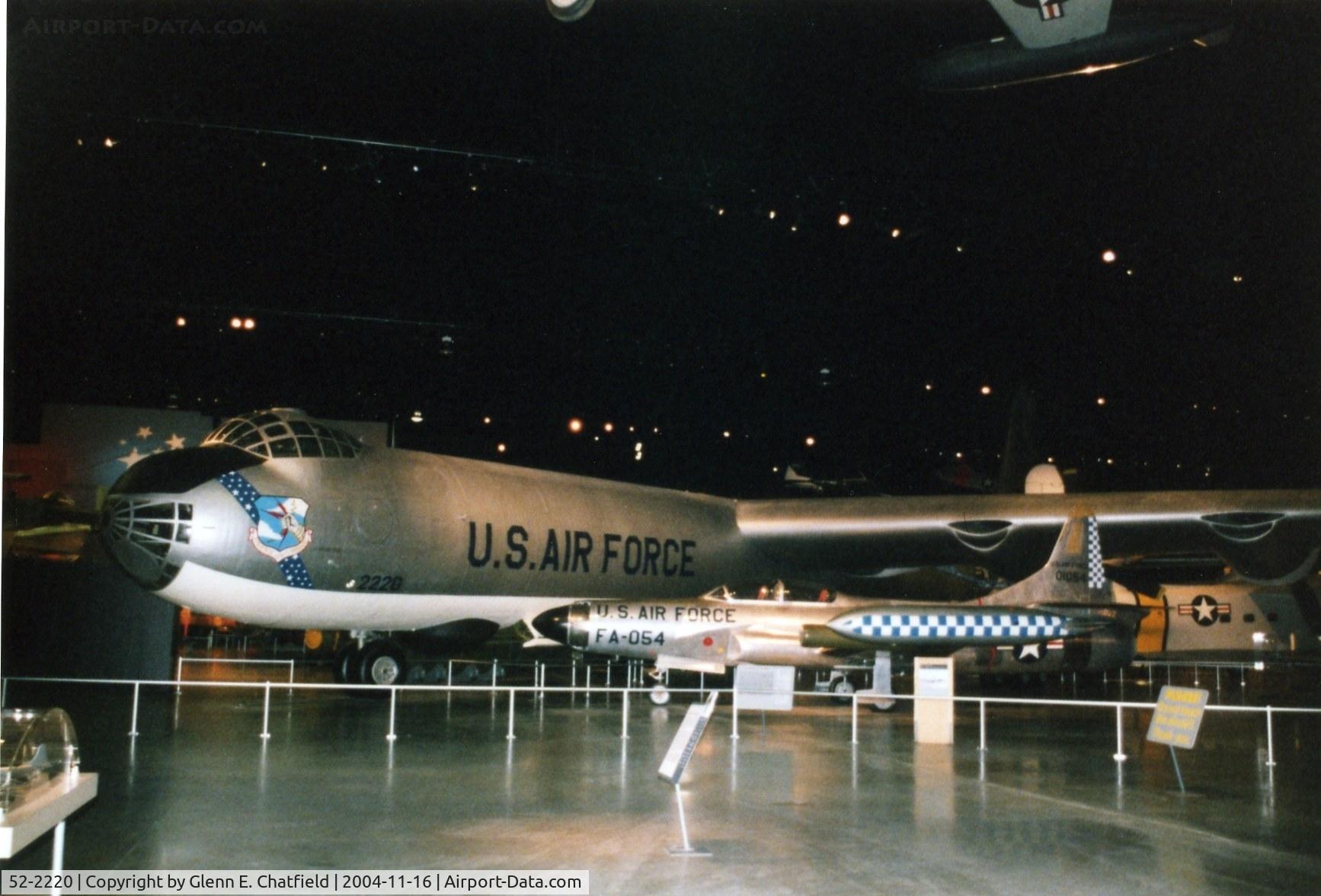 52-2220, 1952 Consolidated B-36J-1-CF Peacemaker C/N 361, B-36J at the National Museum of the U.S. Air Force