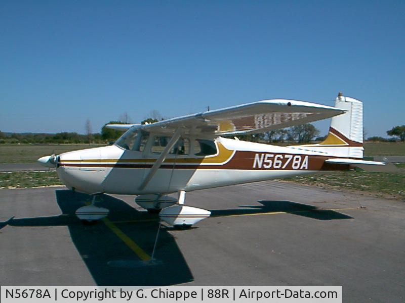 N5678A, 1956 Cessna 172 C/N 28278, Spicewood  Texas
