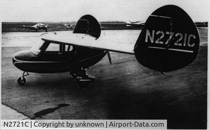 N2721C, 1958 Hallock Bruce King HALLOCK ROAD WING HT-1 C/N 1, The Hallock Flying wing