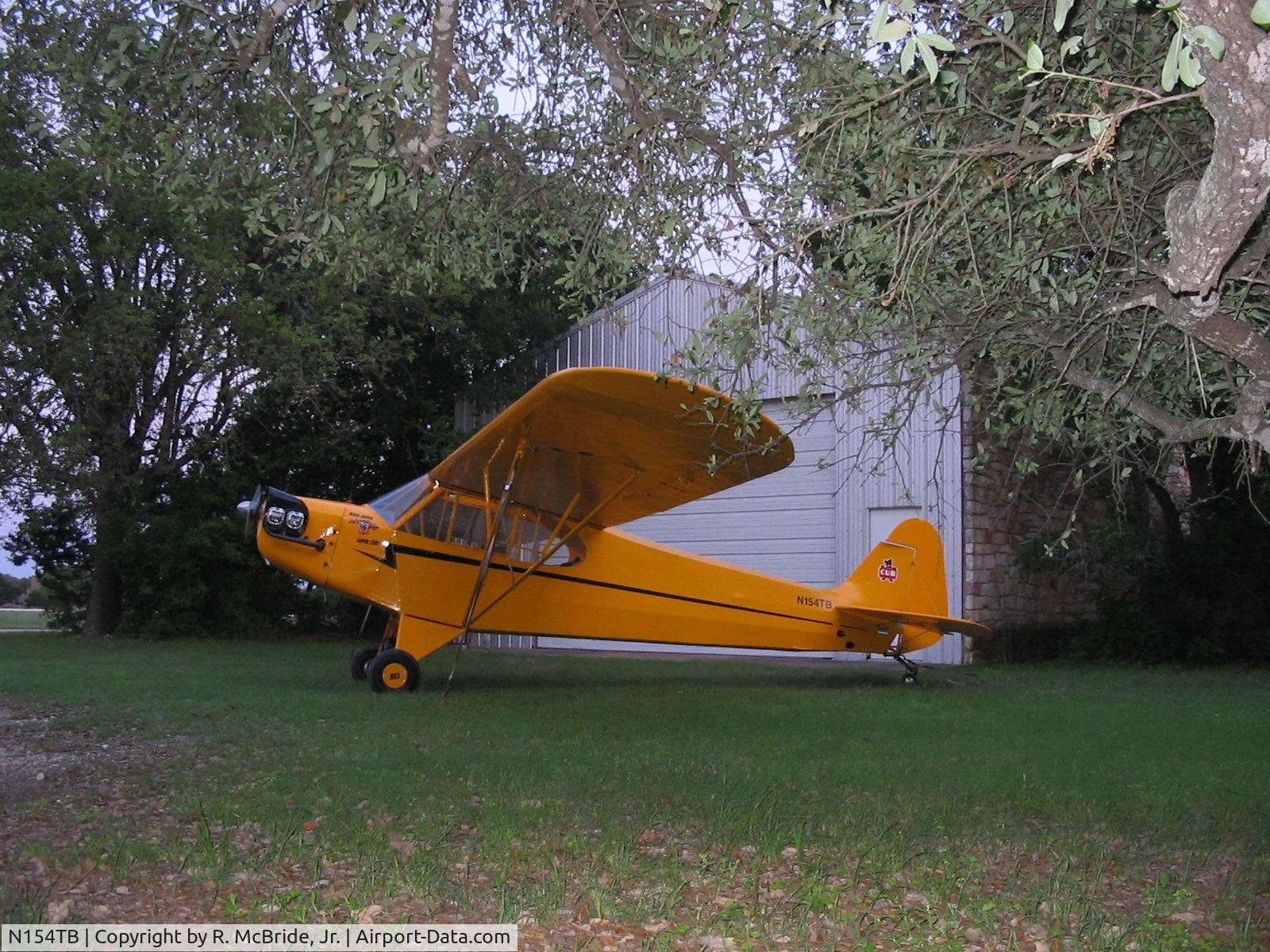 N154TB, 1985 Wag-Aero CUBy C/N TB001, on wheels