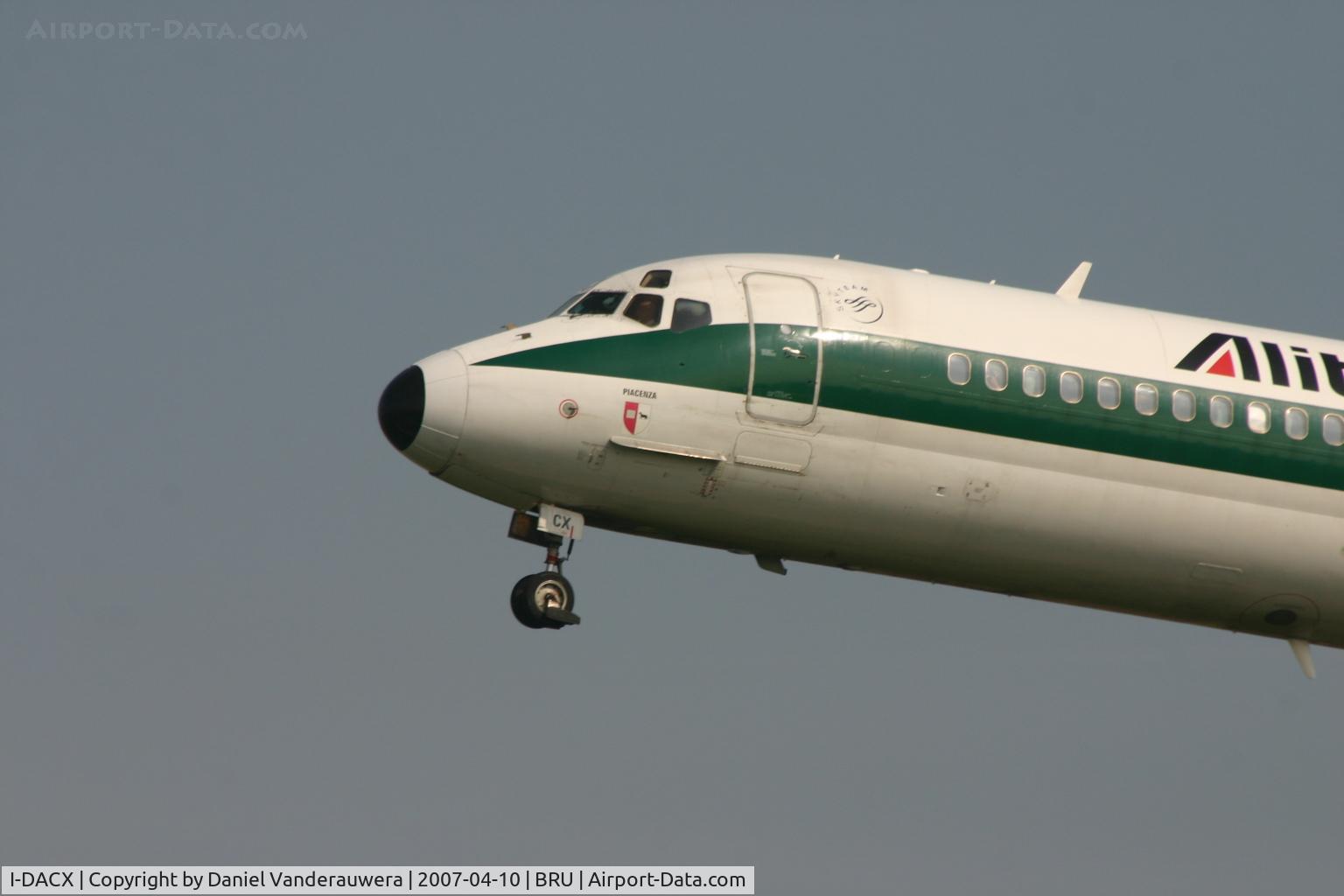 I-DACX, 1991 McDonnell Douglas MD-82 (DC-9-82) C/N 53060/1944, arrival of flight AZ146