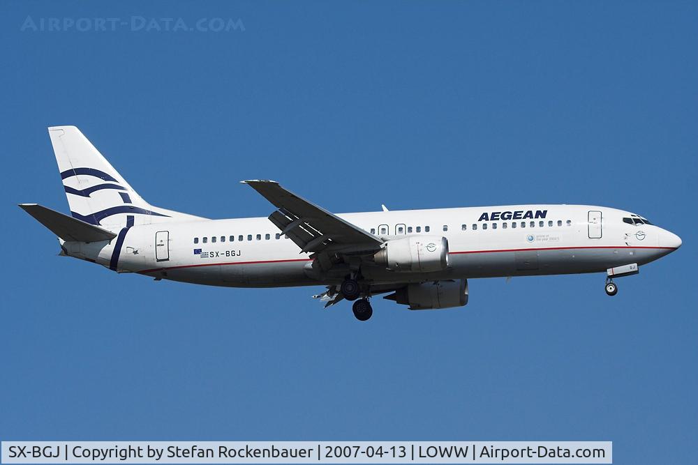 SX-BGJ, 1992 Boeing 737-4S3 C/N 25595, Aegean Bobby.