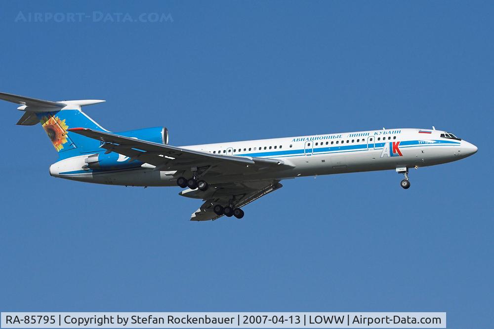 RA-85795, 1993 Tupolev Tu-154M C/N 93A979, Kuban Airlines