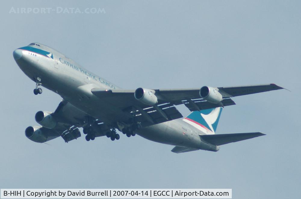 B-HIH, 1984 Boeing 747-267B C/N 23120, Cathay Pacific Cargo - Landing
