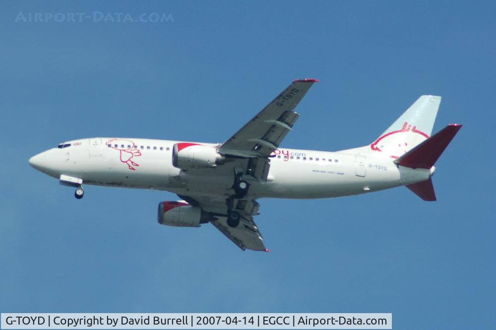 G-TOYD, 1994 Boeing 737-3Q8 C/N 26307, BMI baby - Landing