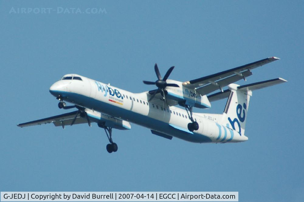 G-JEDJ, 2002 De Havilland Canada DHC-8-402Q Dash 8 C/N 4058, Flybe - Landing