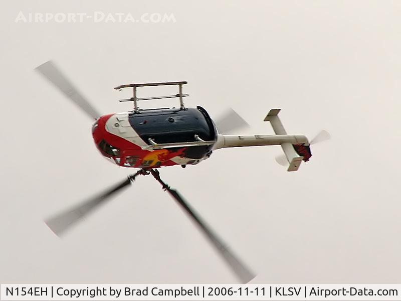 N154EH, 1985 MBB Bo-105CBS-4 C/N S-704, Red Bull North American Inc. - Santa Monic, California / 1985 MESSERSCHMITT-BOELKOW-BLOHM S-704 - The position of the craft is true: it's a 'Stunt' helicopter and could actually fly upside down! Aviation Nation 2006